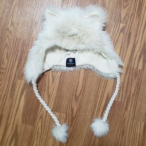 American Eagle Trapper Fur Hat with Ears